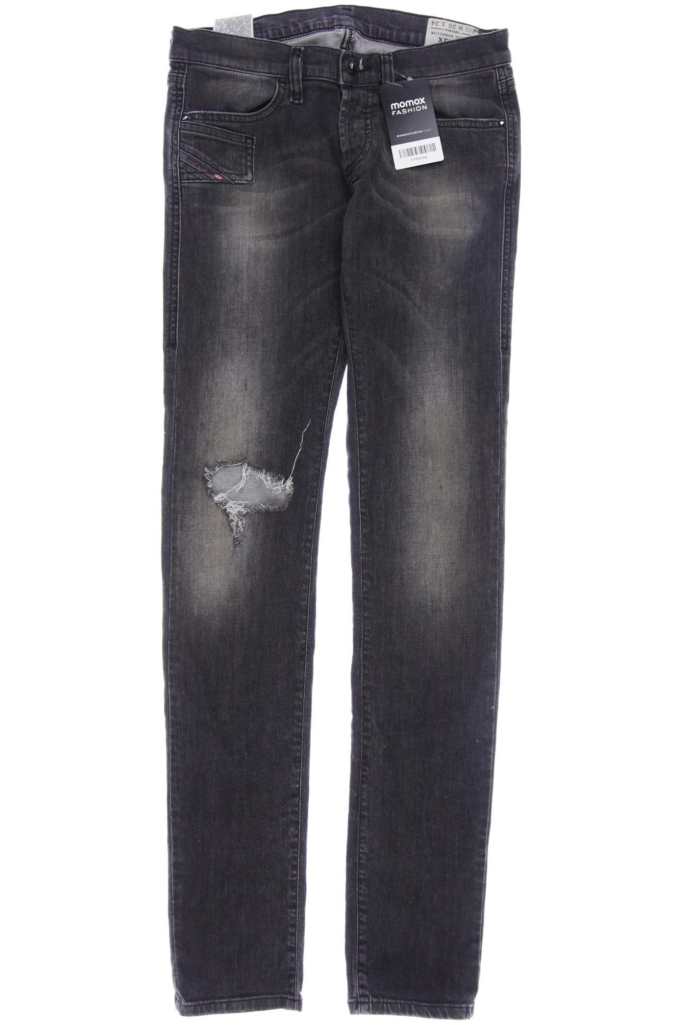 Diesel Damen Jeans, grau von Diesel