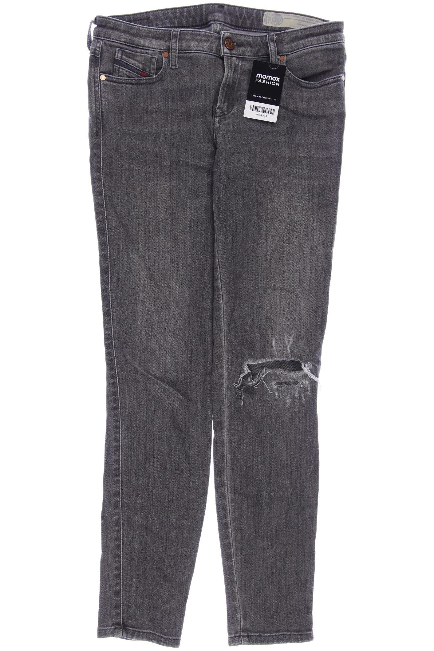 Diesel Damen Jeans, grau von Diesel