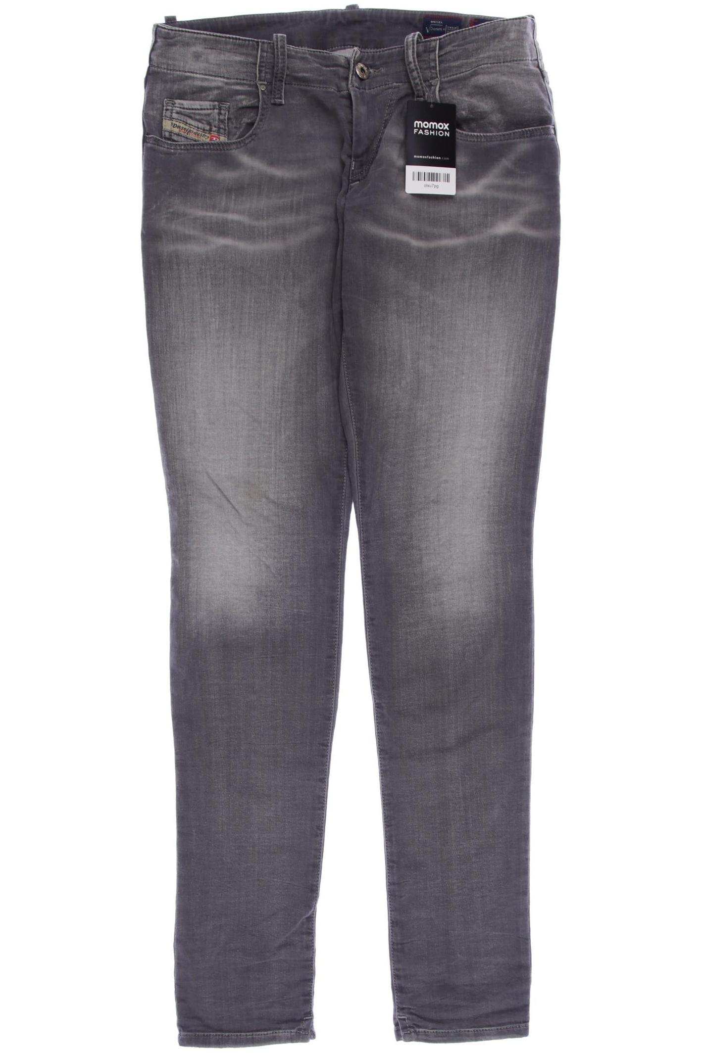 Diesel Damen Jeans, grau von Diesel