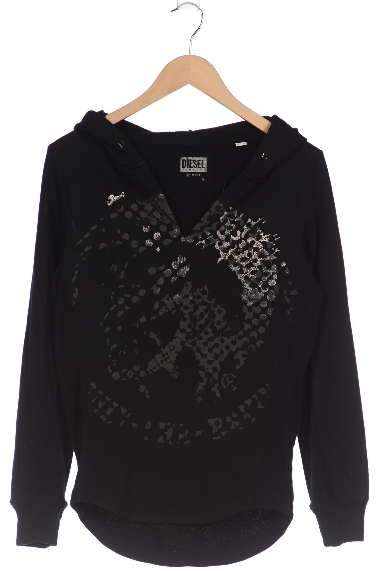 Diesel Damen Kapuzenpullover, schwarz von Diesel