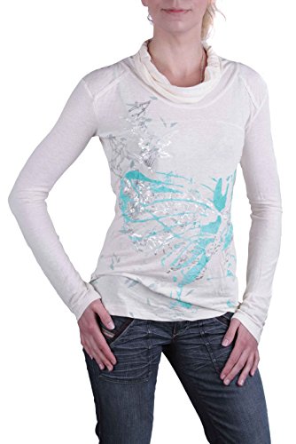 Diesel Damen Langarm Rollkragenpullover Aurillaq Creme #11 (XS) von Diesel