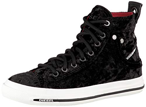 Diesel Damen Magnete Exposure IV W-Sneaker mid Turnschuh, schwarz von Diesel