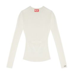 Diesel Damen Pullover Aus Wollmischung In Weiß - A11177 von Diesel