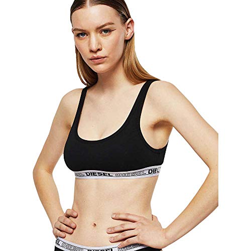 Diesel Damen Sport-BH UFSB-BRAS, Schwarz (Black/Bright White E0013-0Tawa), M von Diesel