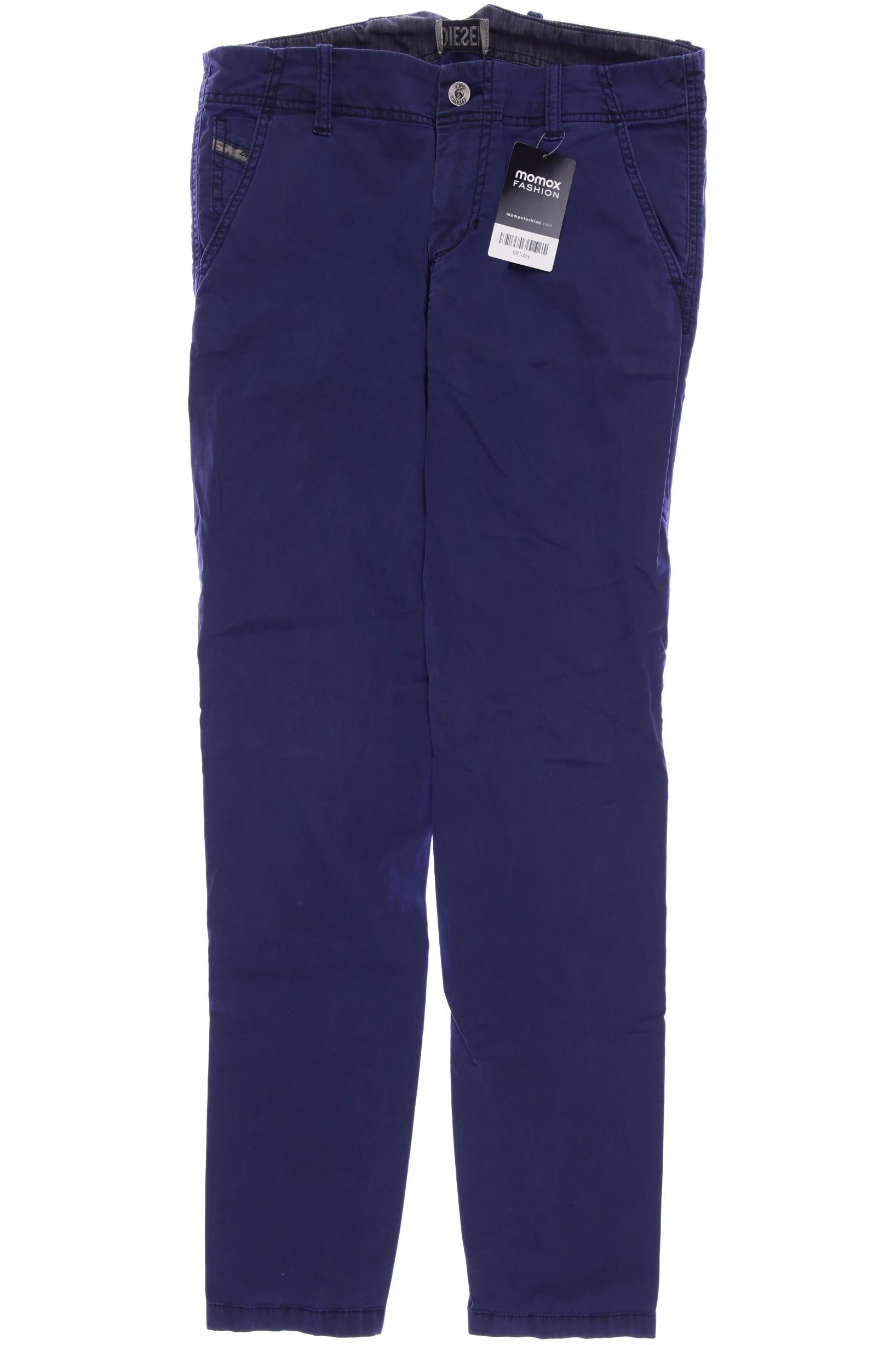 Diesel Damen Stoffhose, blau von Diesel