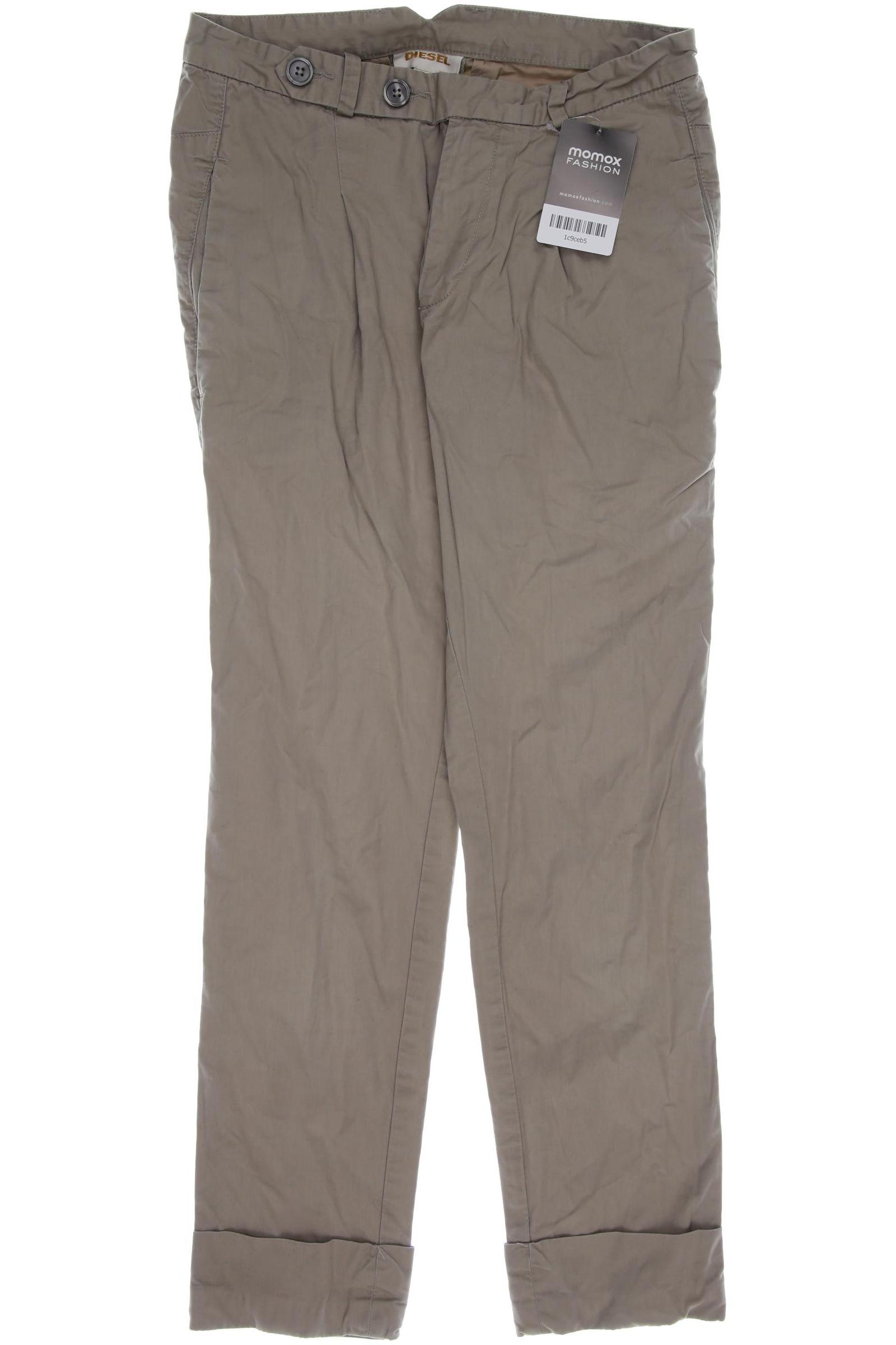 Diesel Damen Stoffhose, grau, Gr. 34 von Diesel