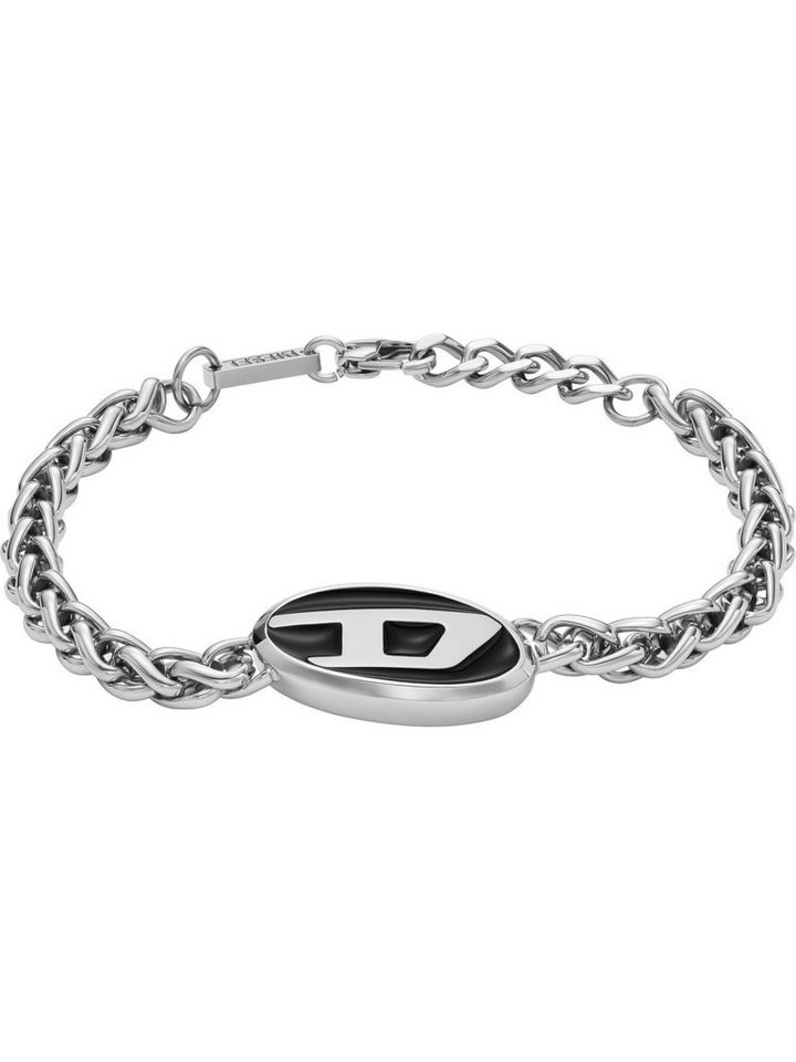 Diesel Edelstahlarmband Diesel Herren-Armband Edelstahl, Emaille von Diesel