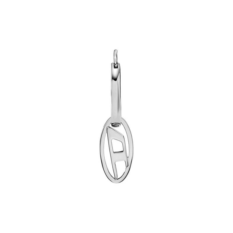 Diesel Einzelner Ohrschmuck Oval D Logo DX1601040 Edelstahl Diesel Einzelner Ohrschmuck Oval D Logo DX1601040 Edelstahl von Diesel