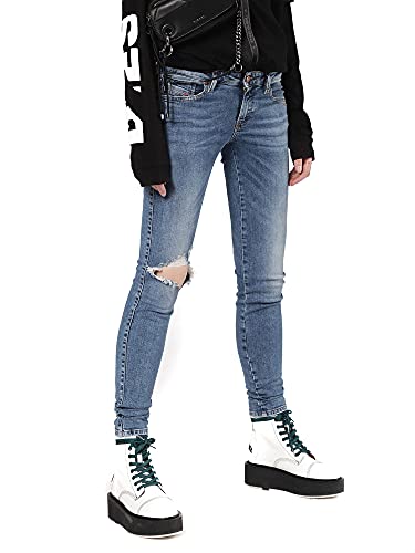 Diesel Gracey 069AI Damen Jeans Hose Slim Skinny (Blau, 28W / 30L) von Diesel