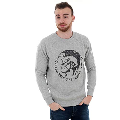 Diesel Graues Mergel-Logo-Sweatshirt von S-Orestes von Diesel