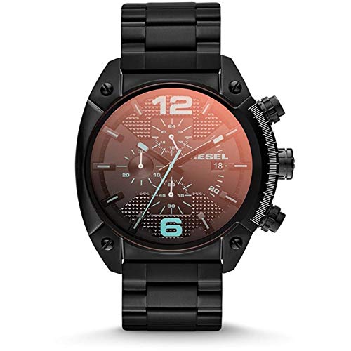 Diesel Herren Analog Quarz Uhr mit Edelstahl Armband DZ4316 von Diesel