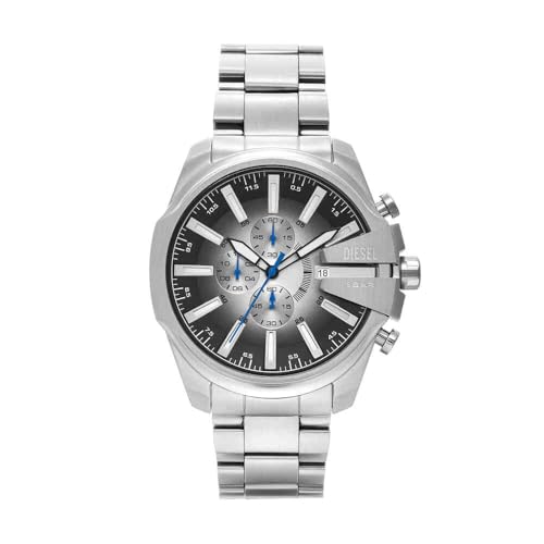 Diesel Herren Analog Quarz Uhr mit Edelstahl Armband DZ4686 von Diesel