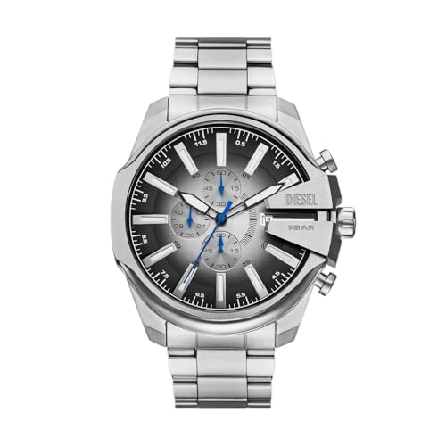 Diesel Herren Analog Quarz Uhr mit Edelstahl Armband DZ4686 von Diesel