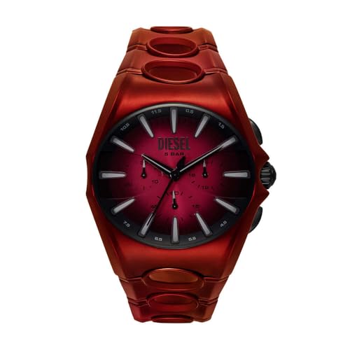 DIESEL Herren Analog Quarz Uhr mit Edelstahl Armband DZ4693 von Diesel