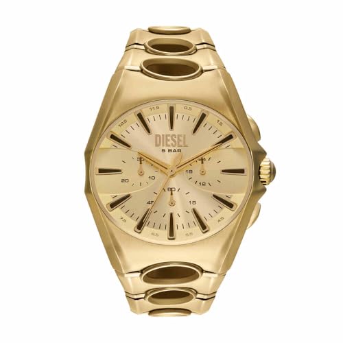 DIESEL Herren Analog Quarz Uhr mit Edelstahl Armband DZ4695 von Diesel