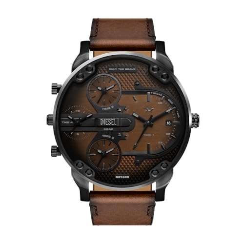 Diesel Herren Analog Quarz Uhr mit Leder Armband DZ7492 Diesel Herren Analog Quarz Uhr mit Leder Armband DZ7492 von Diesel