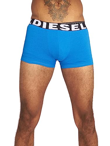 Diesel Herren Boxershorts 00SAB2 (3er Pack), Mehrfarbig (Blue 12), M von Diesel