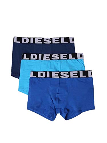 Diesel Herren Boxershorts 00SAB2 (3er Pack), Mehrfarbig (Blue 12), M von Diesel