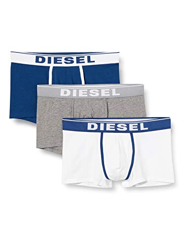 Diesel Herren Umbx-damienthreepack Boxershorts, Mehrfarbig (Blue/White E4120), M von Diesel