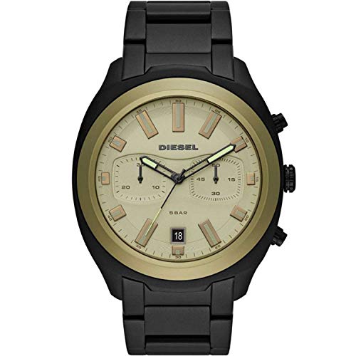DIESEL Herren Chronograph Quarz Uhr mit Edelstahl Armband DZ4497 von Diesel