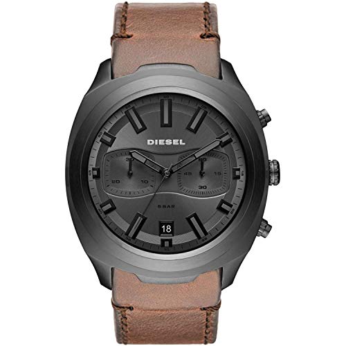 Diesel Herren Chronograph Quarz Uhr mit Leder Armband DZ4491 von Diesel