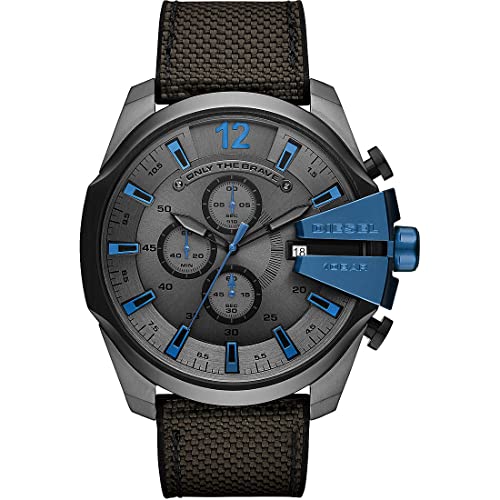 Diesel Herren Chronograph Quarz Uhr mit Nylon Armband DZ4500 von Diesel