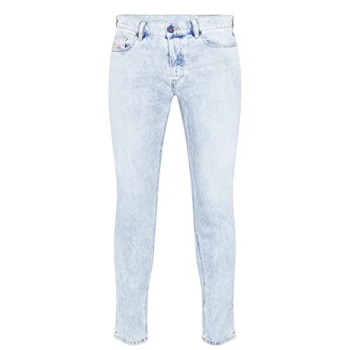 Diesel - Herren Low Waist Slim Fit Stretch Jeans Hellblau - D-Luster 0GDAM, Größe:W33, Länge:L32 von Diesel