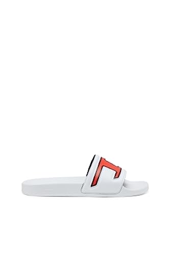 Diesel Herren Mayemi Sandale, White/Red-H8985, 40 EU von Diesel