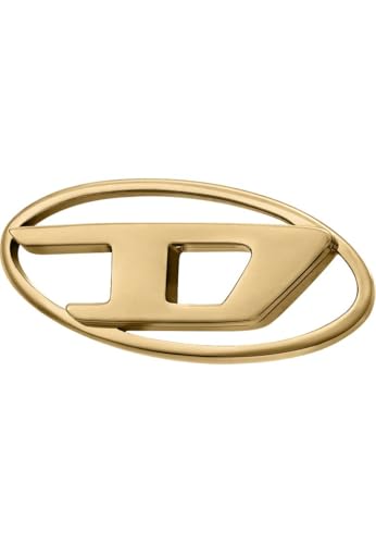 Diesel Herrenohrringe aus Edelstahl oder Halbedelstein mit Ohrsteckerverschluss, Butter-Gold von Diesel