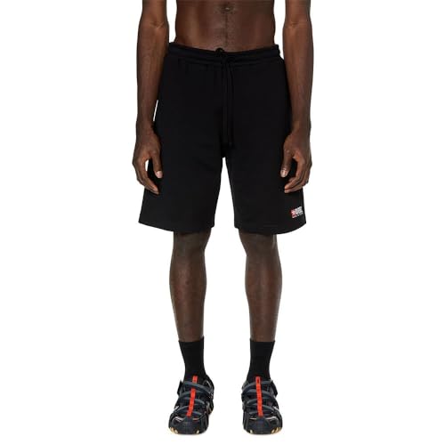 Diesel Herren P-Crown-div Shorts, Schwarz Schwarz Schwarz, XL von Diesel