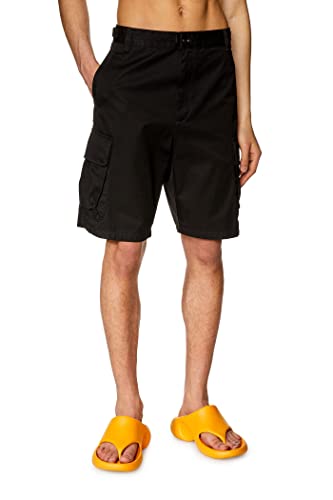 Diesel Herren P-argym Shorts, Schwarz Schwarz Schwarz, 54 von Diesel