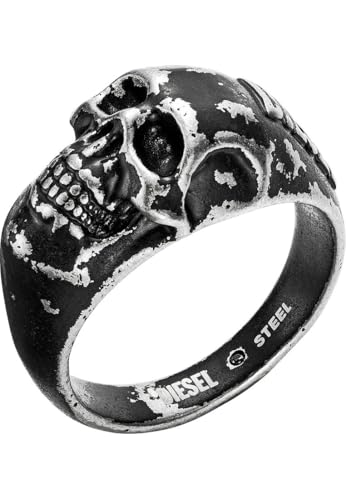 Diesel Herren Edelstahl Nugget-Ringe, V Diesel Herren Edelstahl Nugget-Ringe, V von Diesel