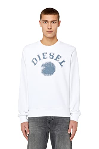 Diesel Herren S-Ginn-k30 Sweatshirt, 100-0grai, XL von Diesel