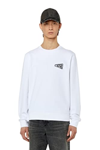 Diesel Herren S-Ginn-k31 Sweatshirt, 100-0grai, L von Diesel