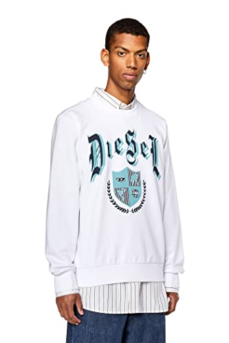 Diesel Herren S-Ginn-k33 Sweatshirt mit Rundhalsausschnitt, 100-0 Stunden, L von Diesel