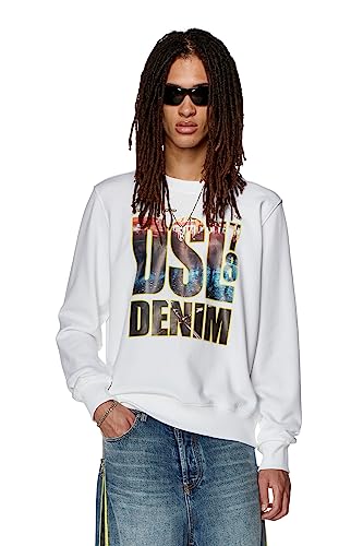 Diesel Herren S-Gymnast-l3 Sweatshirt mit Rundhalsausschnitt, 100-0jfav, M von Diesel