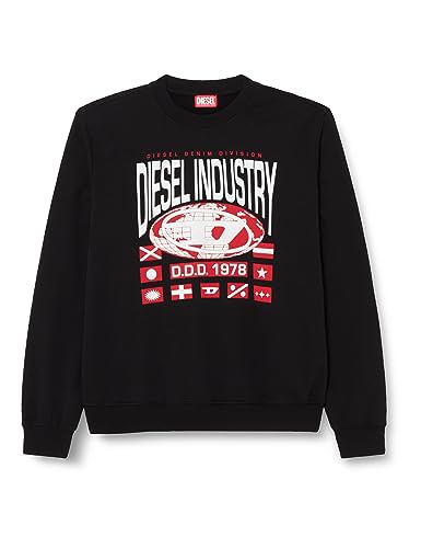 Diesel Herren S-Gymnast-l4 Sweatshirt mit Rundhalsausschnitt, 900-0jfav, XL von Diesel