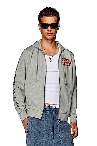 Diesel Herren S-Gymnastik-Hood-Zip-k9 Kapuzenpullover, 912-0hayt, XXL von Diesel