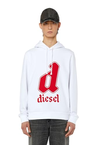 Diesel Herren S Sweatshirt, 100-0grai, S von Diesel