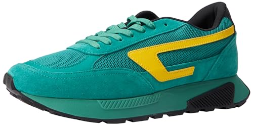 Diesel Herren S-TYCHE D Sneakers Low-top, Viridis/Dandelion/Black, 44 EU von Diesel