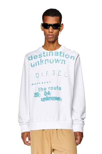 Diesel Herren S-gymnast-k34 Sweatshirt mit Rundhalsausschnitt, 100-0 Stunden, L von Diesel