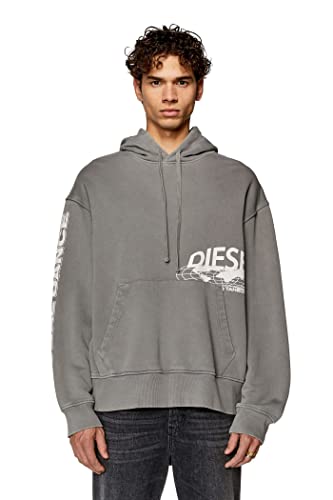 Diesel Herren S-macs-Hood-l1 Kapuzenpullover, 9bx-0qgak, L von Diesel