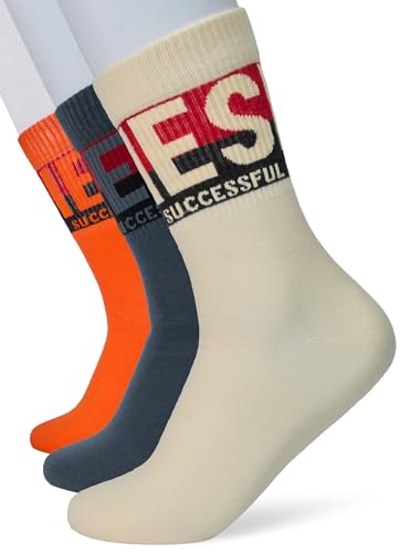 Diesel Herren Skm-Ray-Threepack socken, E6890-0CGBT, L (3er Pack) von Diesel