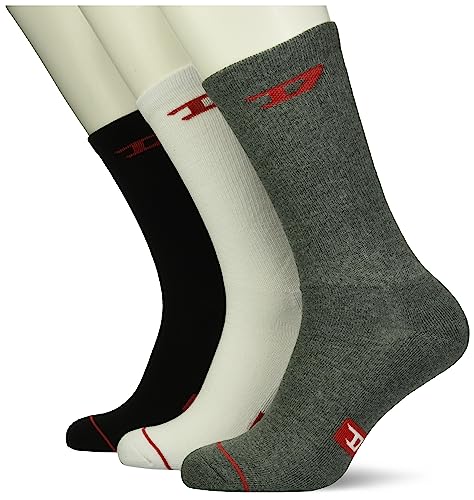 DIESEL Herren Skm-ray-threepack Socken, E3843-0DPAY, S (3er Pack) von Diesel