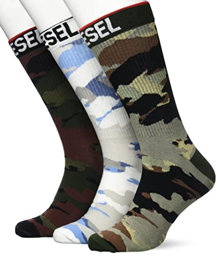 Diesel Herren Skm-ray-threepack socken, E6396-0WFAD, L Tall (3er Pack) von Diesel