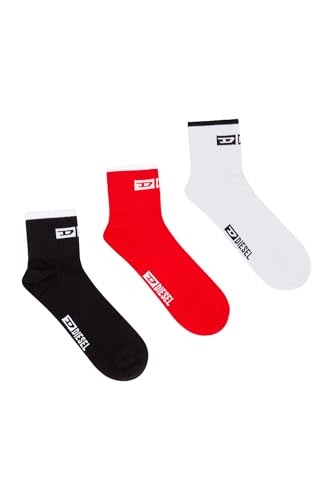 Diesel Herren Skm-undy Threepack socken, E4273-0AMAN, L (3er Pack) von Diesel