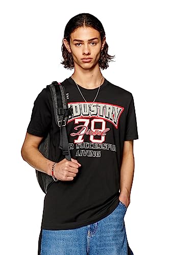 Diesel Herren T-Diegor-K65 T-Shirt, 9xx-0grai, Medium von Diesel