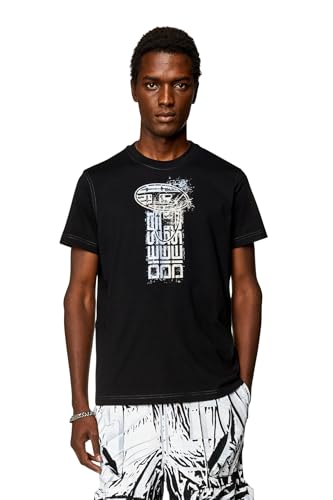 Diesel Herren T-Diegor-K68 T-Shirt, 9XX-0 grai, Large von Diesel