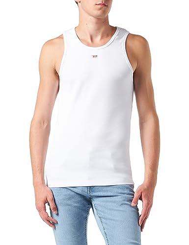 Diesel Herren T-Lifty-d Tank Top T-Shirt, Hellweiß, XXL von Diesel