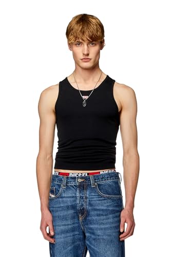 Diesel Herren T-Lifty-d Tank Top T-Shirt, Schwarz Schwarz Schwarz, XXL von Diesel